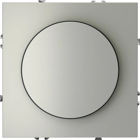 Диммер поворотно-нажимной 600 Вт (сталь) Voltum S70 VLS070305