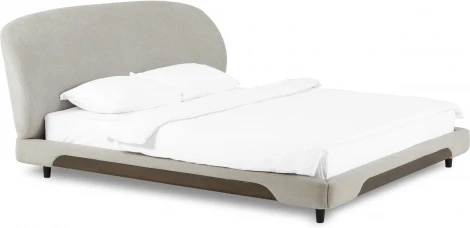 Кровать Holiday ОГОГО Обстановочка! (Рогожка/Бежевый) арт.909275