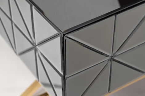 KFG090 Тумба с матовой зерк.отделкой каркас металл. 60*40*60см Garda Decor