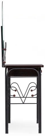 Туалетный столик Woodville Клео 3 черный / венге 446223