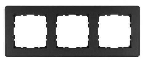 Рамка на 3 поста (антрацит) Jasmart G-Flex G1103B