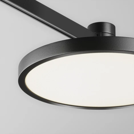 Трековый светильник магнитный 4000K 10Вт Maytoni Plato TR153-1-10W4K-B (LED, 24V, круглые)