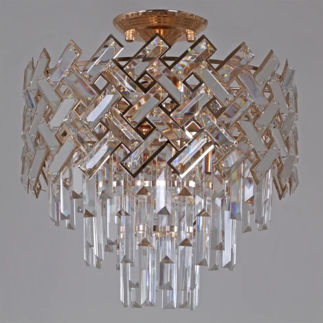 Потолочная люстра хрустальная Reluce 09108-3.4-06 (220V)