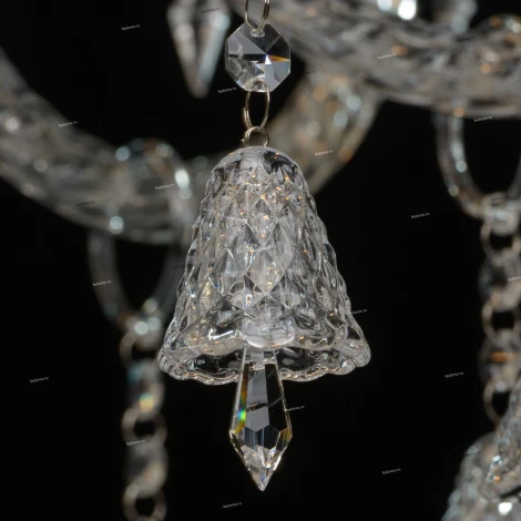 Подвесная люстра Chiaro Барселона 313012418 (220V, на цепи, подсвечник, свеча)