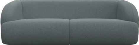 Диван прямой Лига-041 (Серый/Рогожка) Лига Диванов арт.124233