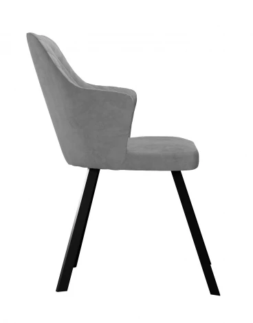 Стул DikLine 345 C56 серый, ножки черные арт.00-00076166