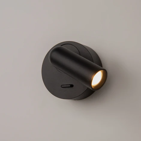 Настенный светильник (бра для чтения) Mirax 3000К 3Вт IP 20 LED Maytoni Technical C038WL-L3B3K (220V, выключатель)