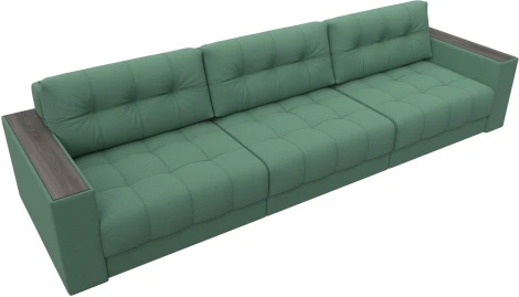 Диван прямой с декором Лига-049 НПБ Лонг Лига Диванов (Рогожка) арт.128420