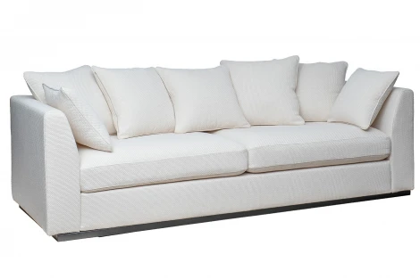 Диван Roberto трехместный, рогожка кремовый BOTEGA SVBEG 250*100*90см Garda Decor