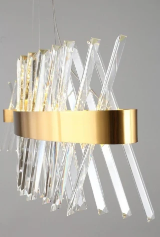 Подвесная люстра Omnilux Strasatti OML-99903-44 (LED, 220V, хрусталь, на тросе)