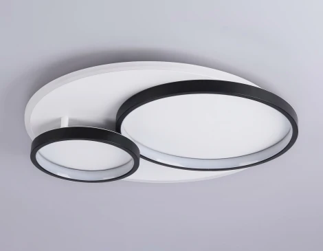 Настенно-потолочный светодиодный светильник с пультом Ambrella Disk FA7719 (регулировка яркости, 220V, кольцо)
