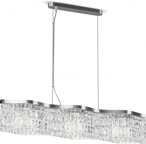Подвесной светильник Maytoni Dune DIA005PL-06CH (220V, хрусталь, на тросе)