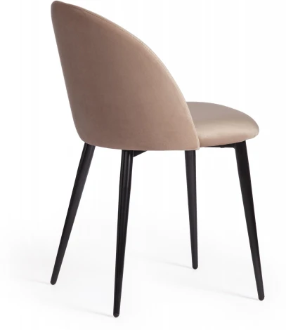 Стул MONRO (mod. 710) / 2 шт. в упаковке Tetchair (Ткань,Металл/Бежевый,Черный) арт.24530