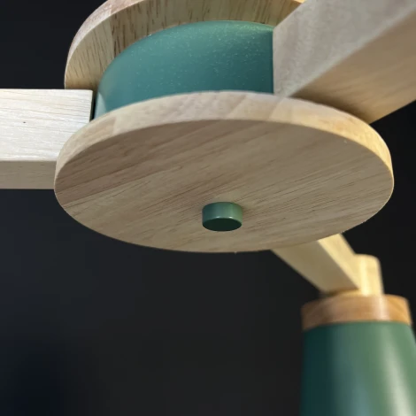 Потолочная люстра на штанге Prop 8 Green ImperiumLoft Prop01 (191992-23) (220V)