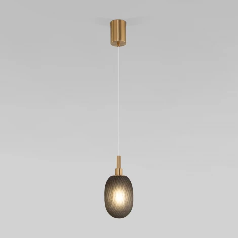 Подвесной светильник Eurosvet Pineapple 50266/1 дымчатый (220V, на проводе)