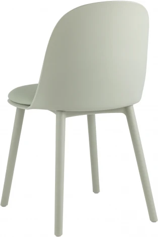 Стул Fog с подушкой пластик серо-зеленый УТ000036899