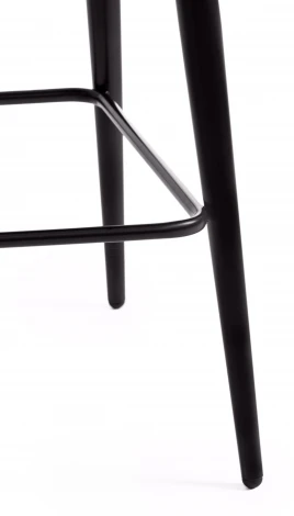 Стул полубарный CHILLY (mod. 7095пб) ткань/металл, 55x44x94 см, высота до сиденья 66 темно-серый barkhat 14/черный Tetchair 15454