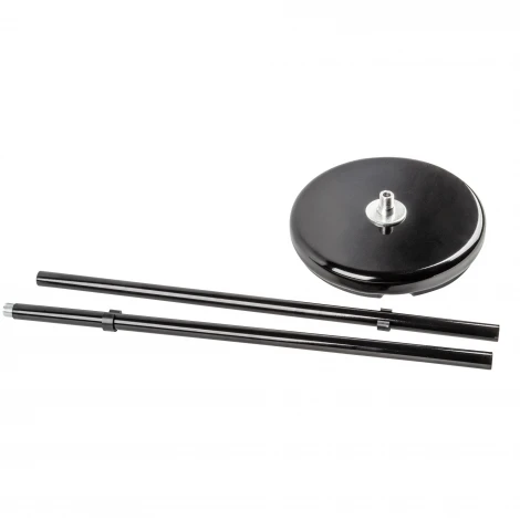 Торшер светодиодный, 2х6W, сенсорный выключатель, диммер, черный Uniel ULM-T600 2х6W/4500K/DIM BLACK