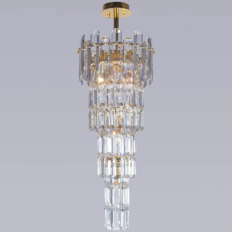 Потолочная люстра хрустальная на штанге Reluce 14750-0.4-07 DN
