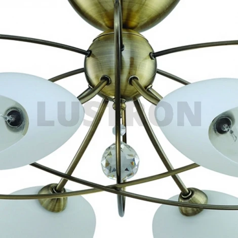 Потолочная люстра IDLamp Perlite 818/6PF-Oldbronze