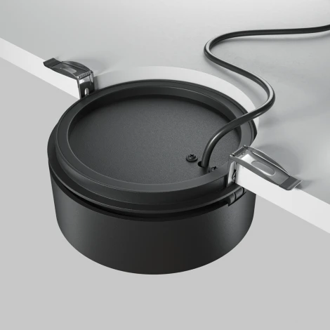 Встраиваемый светильник Maytoni Onda DL024-18W4K-B (LED, 220V, круглые)