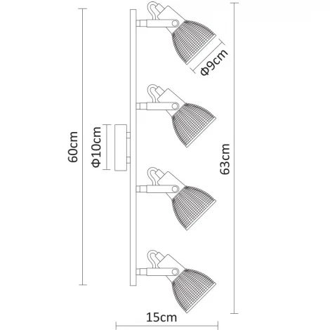 Спот Arte Lamp Ricardo A1026PL-4CC