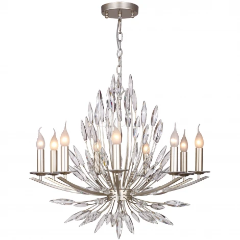Подвесная люстра Favourite Feerie 1932-9P (220V, хрусталь, на цепи, подсвечник, свеча)