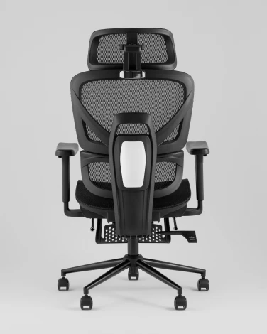 Кресло офисное TopChairs Vertus черная сетка Stool Group УТ000042053