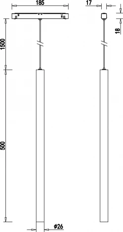 Трековый светильник низковольтный 5W 48V Donolux Uno DL20301WW5BS (LED, круглые)