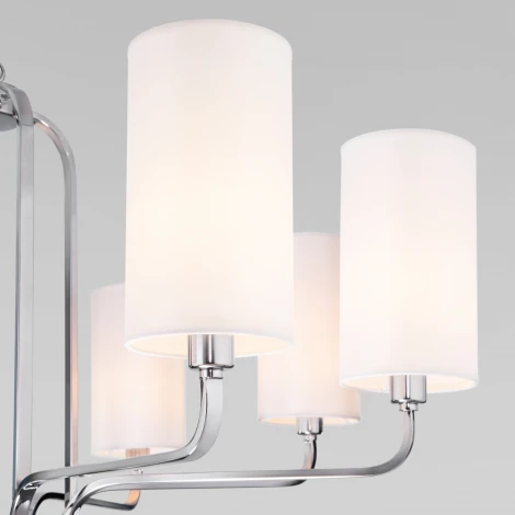 Умная подвесная люстра Eurosvet Purezza 60128/8 хром