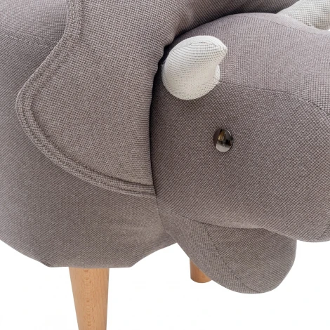 Пуф Leset Dino COMBI (Фанера,Брус/Рогожка) Leset арт.2500000066603