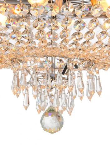 Потолочная люстра Natali Kovaltseva Barocco 81404/6C CHROME