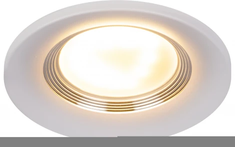 Встраиваемый точечный светильник ЭРА KL107 WH/SL (12V, круглые)