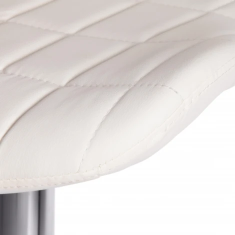 Стул барный AVIONIC (mod. KY712A) белый/хром (металл/экокожа)