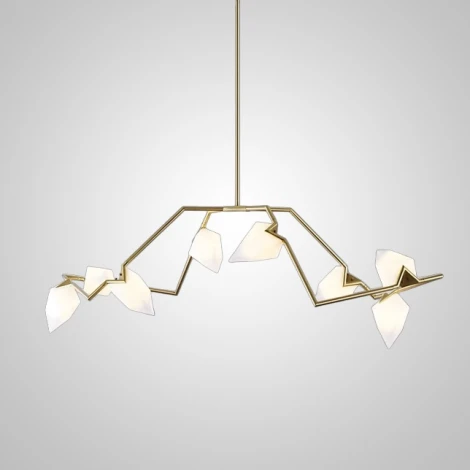 Потолочная люстра на штанге Seed L8 By ImperiumLoft Peach01 (220V)