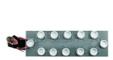 Стол LEO (42.55)120/170*80*Н75 см (М313/M313/ D003/D003 серый камень) M-City 42.55.M313.M313.D003.D003