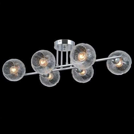 Потолочная люстра на штанге ILLUMICO IL0701-6CSQ-24 CR ARIES (220V)
