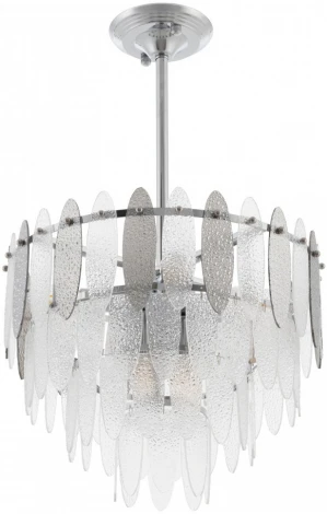 Подвесная люстра хрустальная на штанге Arte Milano Sorrento-1309 371309/6/300/400 CR (220V)