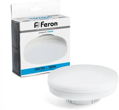 Лампа светодиодная Feron 48302 LB-471 GX70 12W 6400K