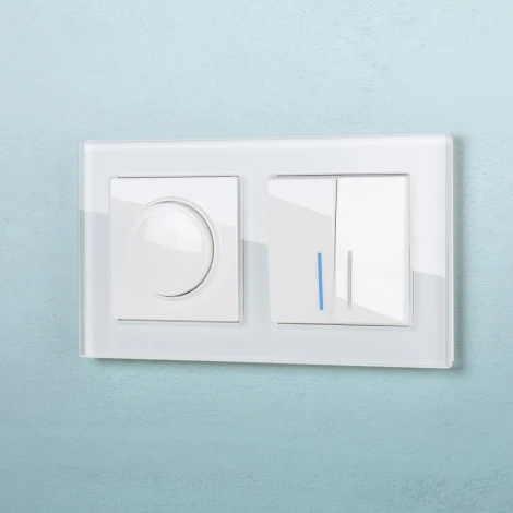 Рамка на 2 поста Favorit (белый,стекло) Werkel W0021101 (a051193)