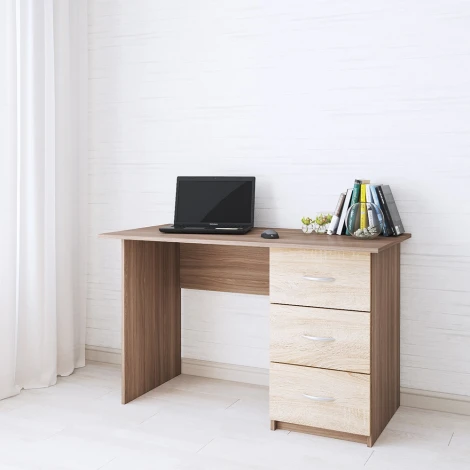 Стол письменный ТЭКС Сити-1, ясень шимо