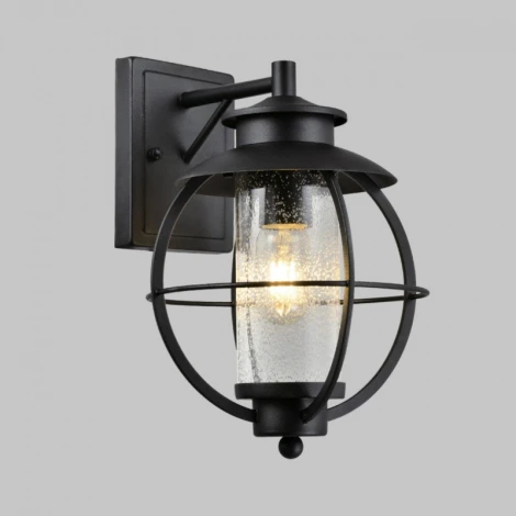 Уличный настенный светильник Imex Maribo IL.0016.0003-BK (220V, шар, IP44)