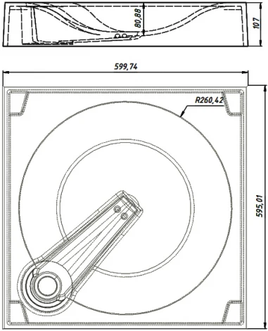 Раковина Andrea Angy 4680028070566