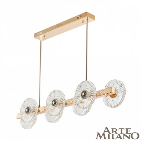 Подвесной светильник Arte Milano 3653.L850.W180.H600.LED G (220V, на тросе, цветы)
