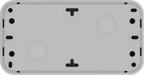 Розетка 2-я с защитной крышкой, 2К+З, накладная, цвет серый IP55 Donel W55 DIP28840