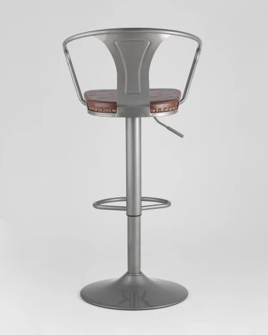 Стул барный Stool Group TOLIX ARMS SOFT серебристый УТ000001295