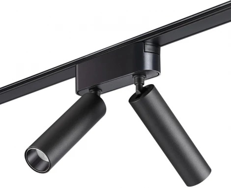 Трековый светильник Novotech Smal 359252 SHINO черный для низковольтного шинопровода IP20 LED 14W 48V 1260Лм 3000К (круглые)