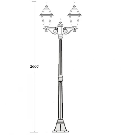 Наземный фонарь Oasis Light Faro Lgg 91108АLgg