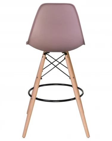 Стул барный DSW BAR (ножки светлый бук, цвет сиреневый (P-04))