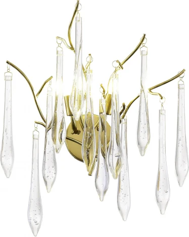 Бра ST Luce Teardrops SL1660.201.02 Шампань/Шампань, Прозрачный G9 2*5W 4000K (220V, подвески)